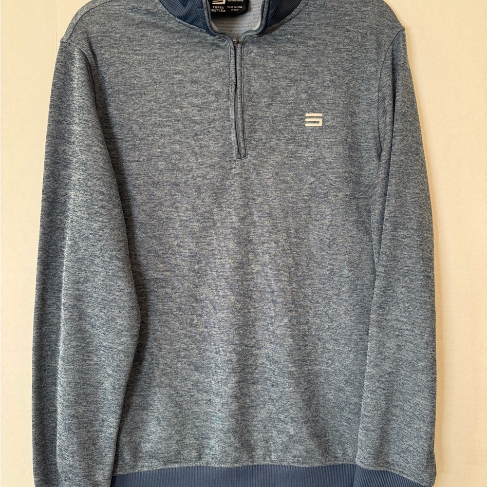 Three Sixty Six Long Sleeve 1/4 Zip Pullover Jacket (Large)